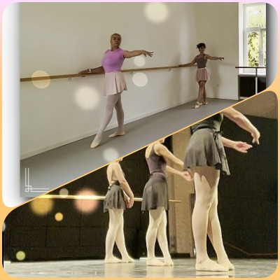 1. Rehearlsal in our ballet school,  Studio Ametist. &nbsp; 
2. Our performance at KUD Franca Bernika, Domzale